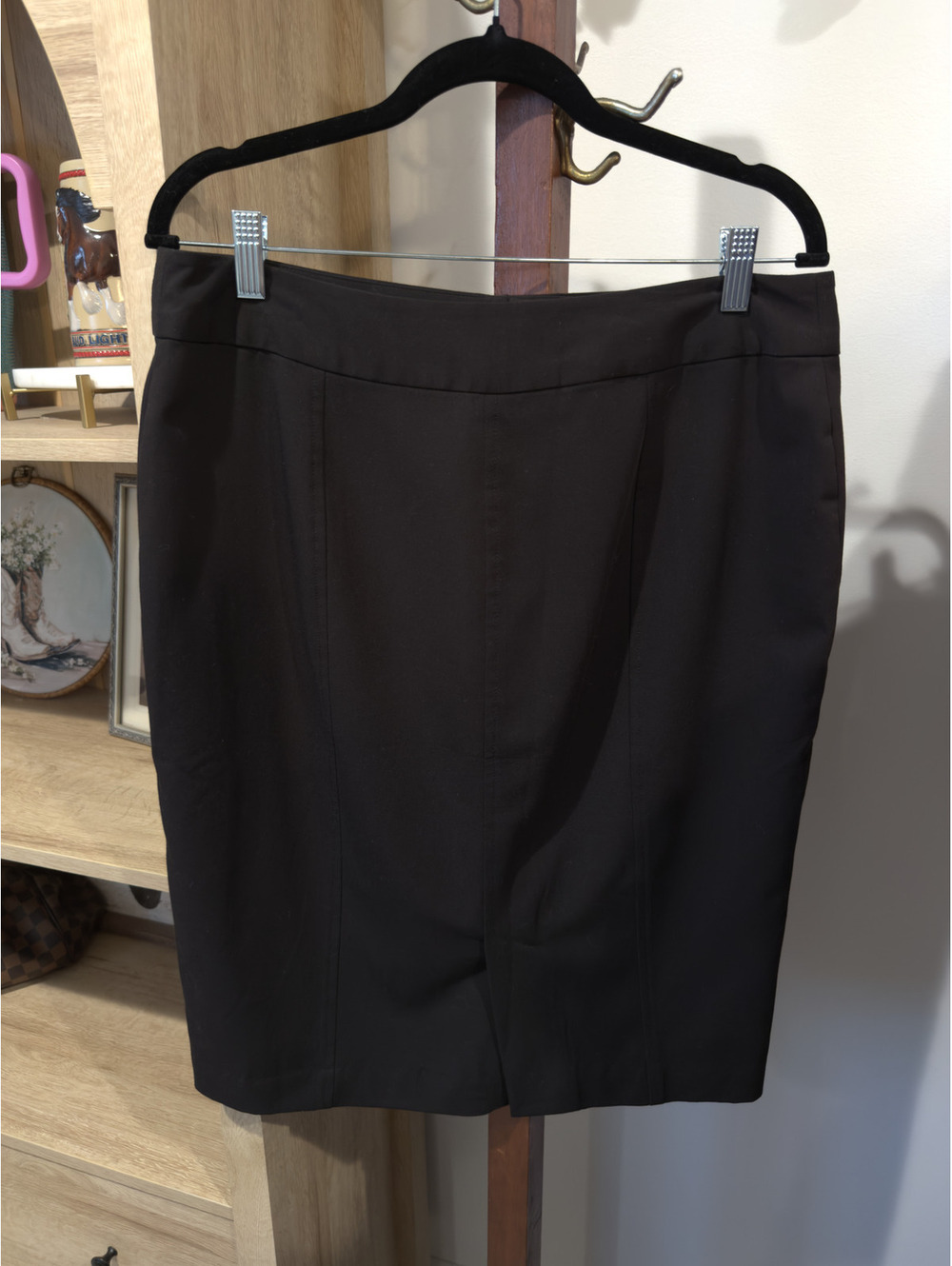 Worthington Classic Black Skirt Lined Size 10 - Picture 3 of 6